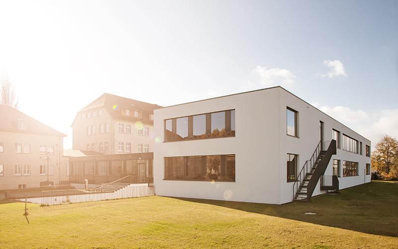 Neues Hörsaalgebäude der Hochschule am Campus Leipziger Straße